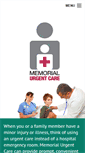 Mobile Screenshot of memorialurgentcare.com